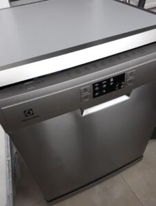 electrolux 5 programlı kullanışlı gri renk bulaşık makinesi