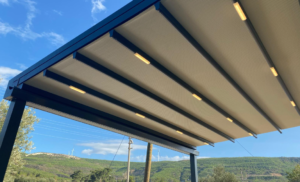 ÇIKMA AÇILIR KAPANIR IŞIKLI KUMANDALI PERGOLA SİSTEMLERİ